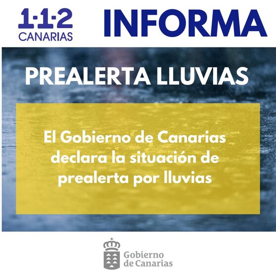 Prealerta lluvias