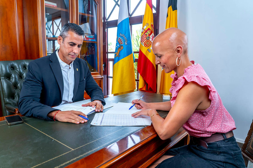 Isai blanco y Gleiber Carreño