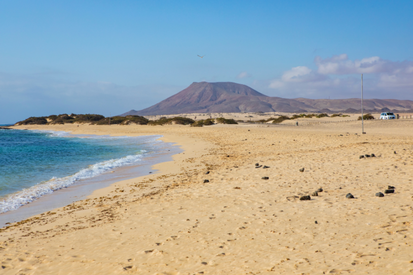 Imagen de la costa norte de Fuerteventura