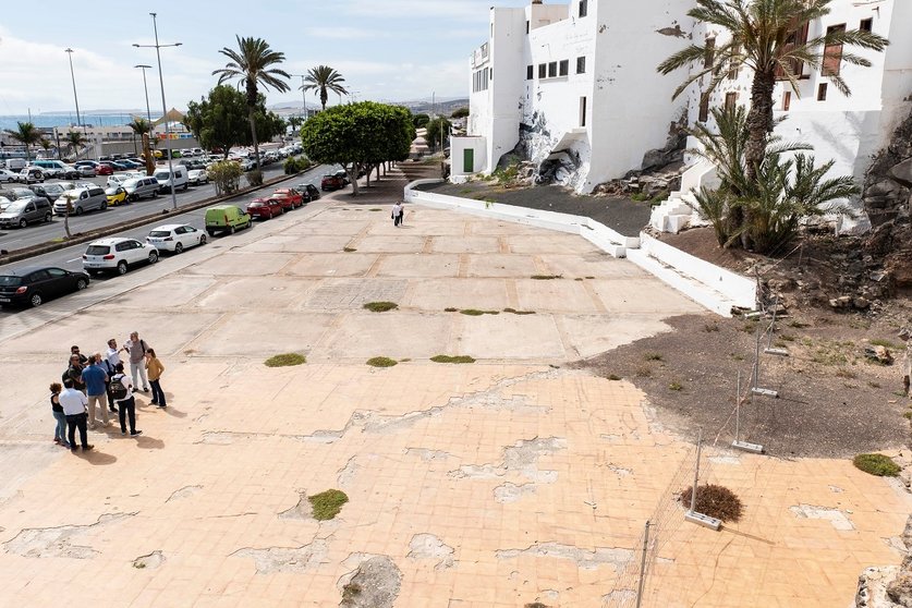 El equipo valora la zona del frente marítimo