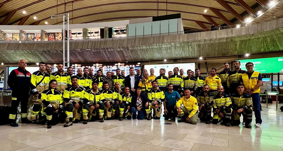 Efectivos de Emergencias de Canarias