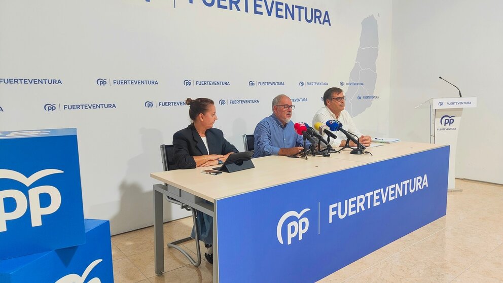 Rueda de prensa del Partido Popular