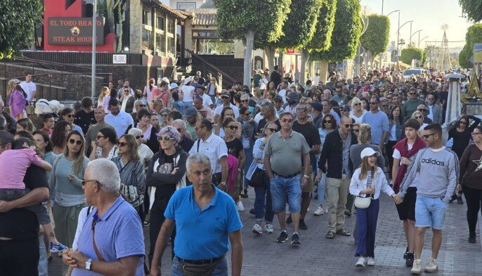 Protesta ciudadana en Corralejo