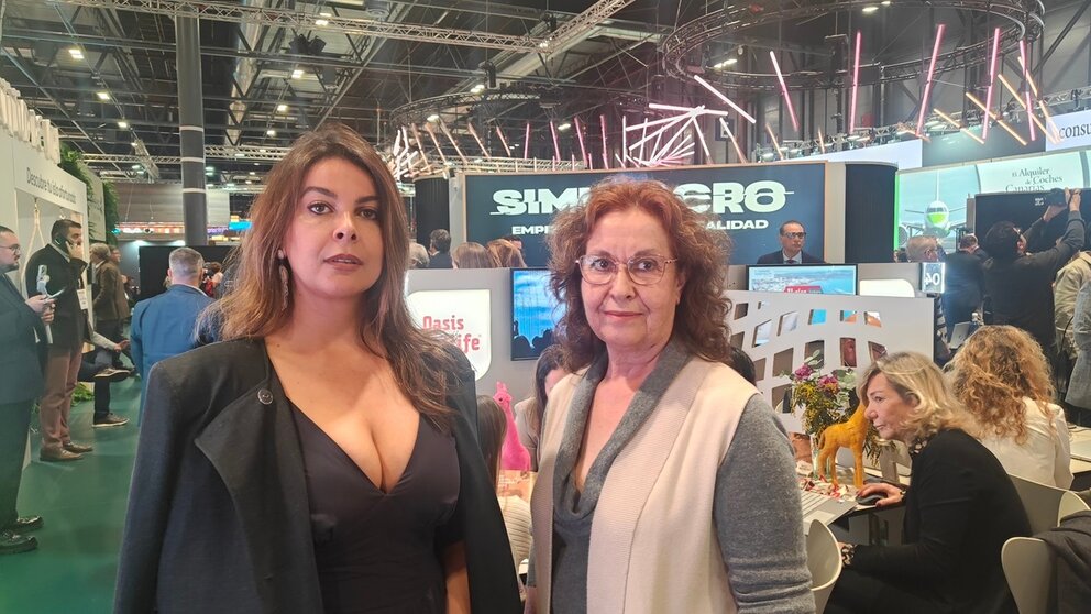 Guacimara y Cirila Cabrera, en Fitur