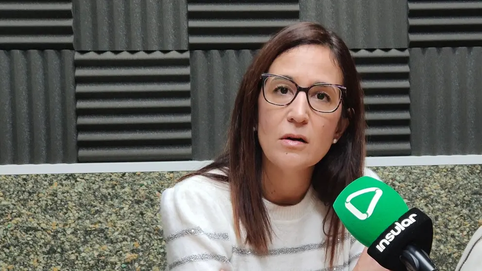 Natalia Santana en febrero en Radio Insular