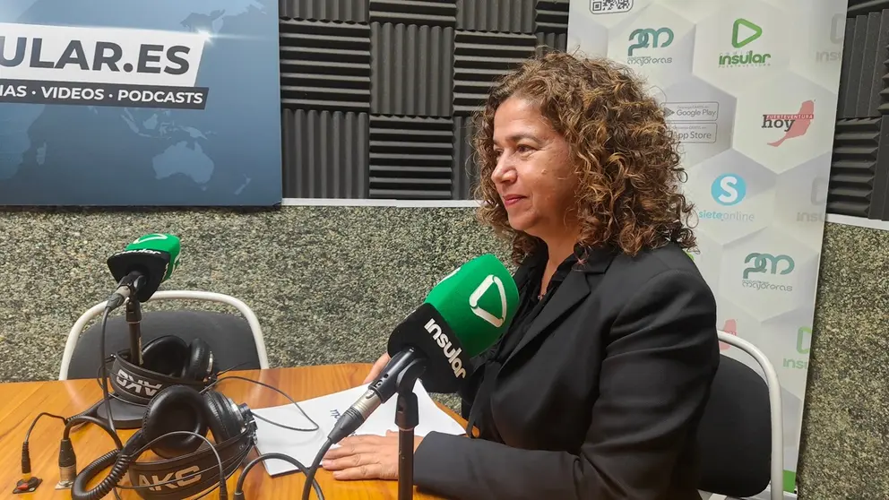 Carmen Nieves en la entrevista